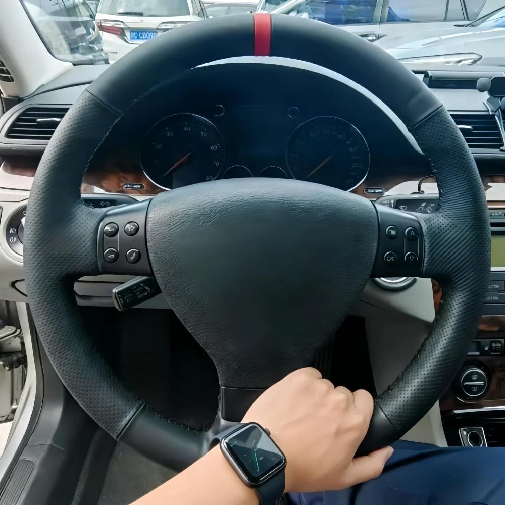 Hand Stitched Perforated Microfiber Leather 2008-2011 Pajero 2009-2020 Steering Wheel Cover For Mitsubishi ZINGER Car Interior
Hand Stitched Perforated Microfiber Leather 2008-2011 Pajero 2009-2020 Steering Wheel Cover For Mitsubishi ZINGER Car Interior