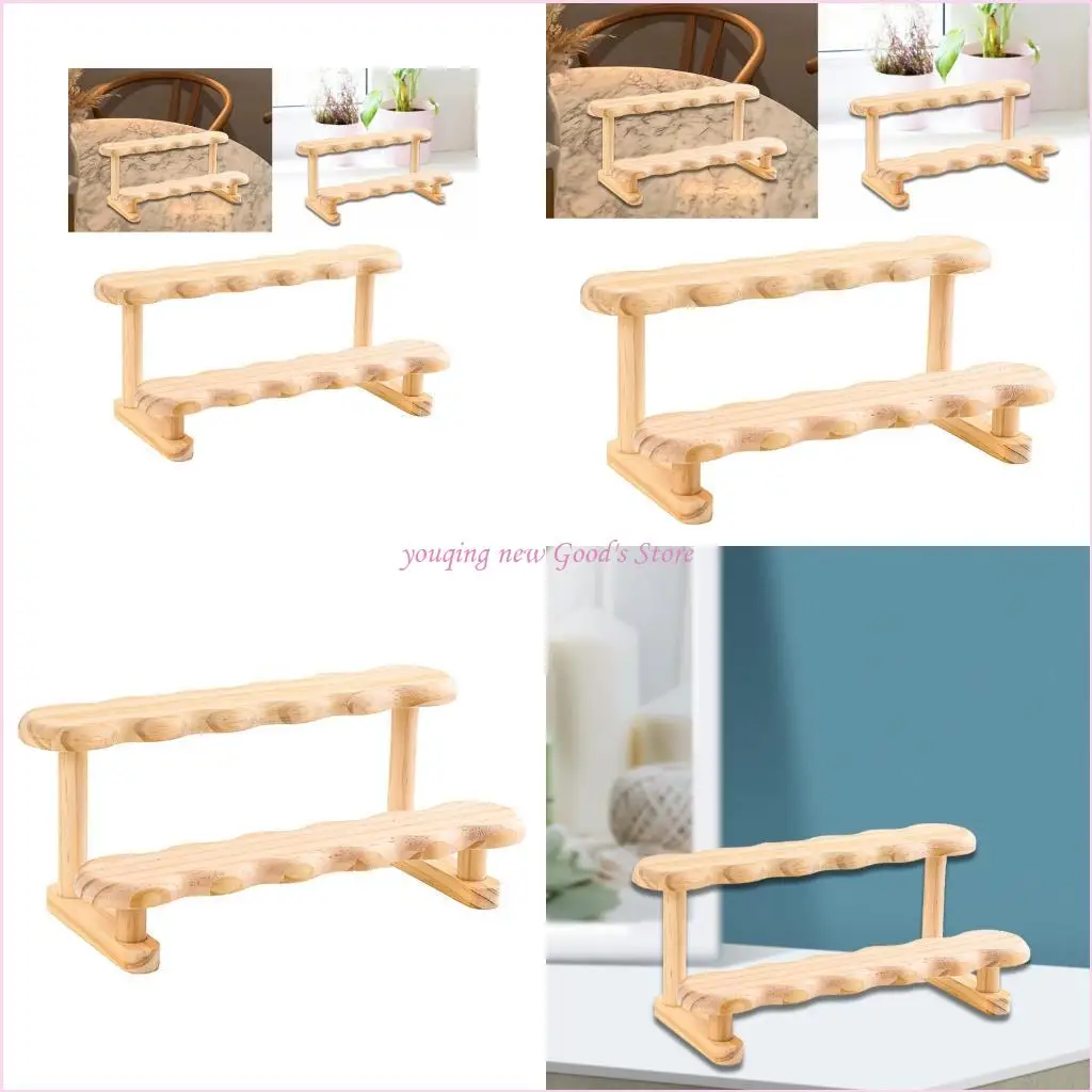 57QA Multi 2 Layer Wooden Display Shelf Jewelry Display Stand For Perfume Bottles Collectible Figures Jewelry Organizers Storage
57QA Multi 2 Layer Wooden Display Shelf Jewelry Display Stand For Perfume Bottles Collectible Figures Jewelry Organizers Storage