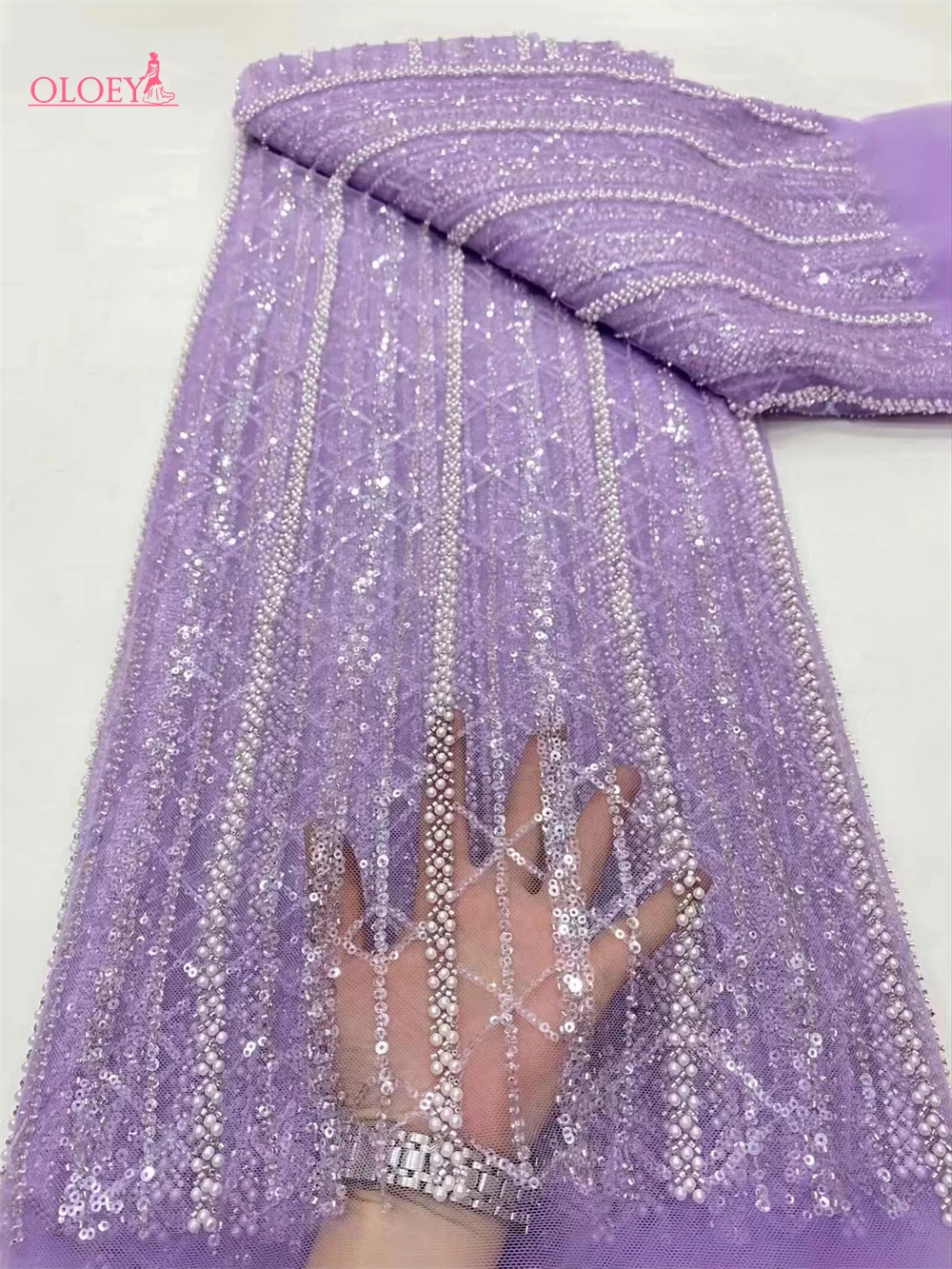 2024 Fashion French Embroidery Beaded Lace Fabric African Nigerian With Sequins Lace Fabric For Wedding Dress
2024 Fashion French Embroidery Beaded Lace Fabric African Nigerian With Sequins Lace Fabric For Wedding Dress