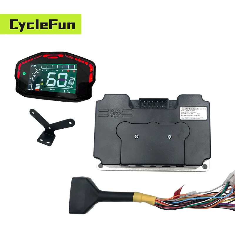 FarDriver ND96450 DC 170A Phase 450A Sine Wave Controller With DKD ONE-LIN Display Kit E-Scooter Accessories For Electric Motor
FarDriver ND96450 DC 170A Phase 450A Sine Wave Controller With DKD ONE-LIN Display Kit E-Scooter Accessories For Electric Motor