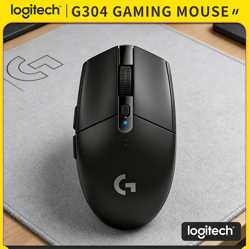 Logitech G304 Wireless Gaming Mouse 12000 DPI HERO Optical Sensor LIGHTSPEED 1ms 9-Month Battery Ergonomic for Work & Game
Logitech G304 Wireless Gaming Mouse 12000 DPI HERO Optical Sensor LIGHTSPEED 1ms 9-Month Battery Ergonomic for Work & Game