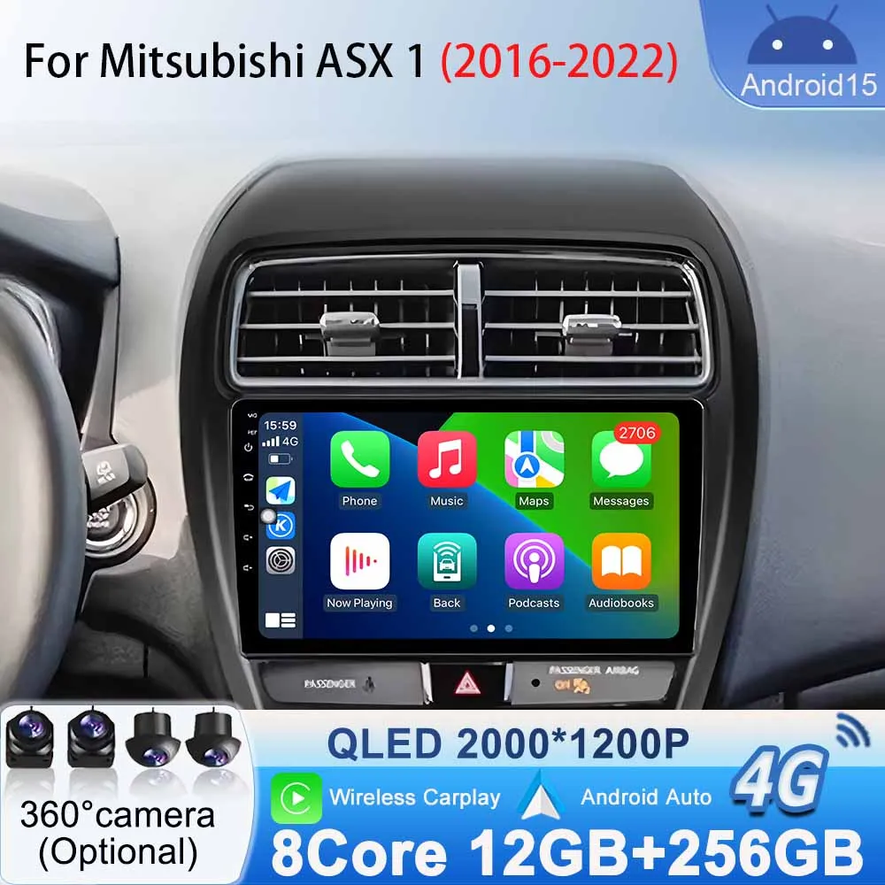 Multimedia Video for Mitsubishi ASX 1 2016 - 2022 Player Android Car Radio Auto Navigation GPS Stereo WiFi CarPlay Android 15 BT
Multimedia Video for Mitsubishi ASX 1 2016 - 2022 Player Android Car Radio Auto Navigation GPS Stereo WiFi CarPlay Android 15 BT