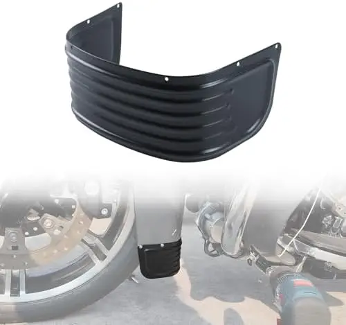 Black Steel Ribbed Front Fender Trim for Harley 2014-2024 Electra Glide & Road Glide Models
Black Steel Ribbed Front Fender Trim for Harley 2014-2024 Electra Glide & Road Glide Models