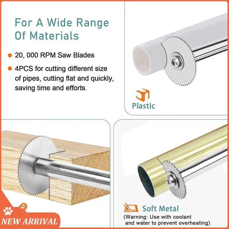 Emption!2X PVC Pipe Inside Cutter, With 8Pcs Saw Blades,Plastic Pipe Cutter With 1/4 Inch Hexagonal Rod
Emption!2X PVC Pipe Inside Cutter, With 8Pcs Saw Blades,Plastic Pipe Cutter With 1/4 Inch Hexagonal Rod
