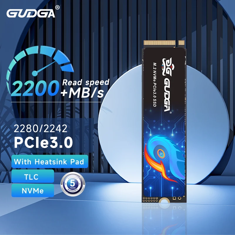 GUDGA M2 NVMe SSD M.2 PCIE 3,0x4 Внутренний твердотельный накопитель 2280 жесткий диск 128 ГБ 256 ГБ 2280 для ноутбука и настольного компьютера
GUDGA M2 NVMe SSD M.2 PCIE 3,0x4 Внутренний твердотельный накопитель 2280 жесткий диск 128 ГБ 256 ГБ 2280 для ноутбука и настольного компьютера