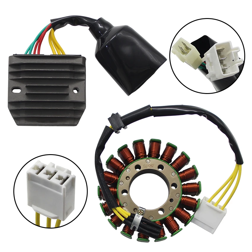 Motorcycle Parts Magneto Stator Coil + 12V Voltage Regulator Rectifier For Honda CBR600 CBR600RR F5 31120-MEE-003 31600-MEE-003
Motorcycle Parts Magneto Stator Coil + 12V Voltage Regulator Rectifier For Honda CBR600 CBR600RR F5 31120-MEE-003 31600-MEE-003