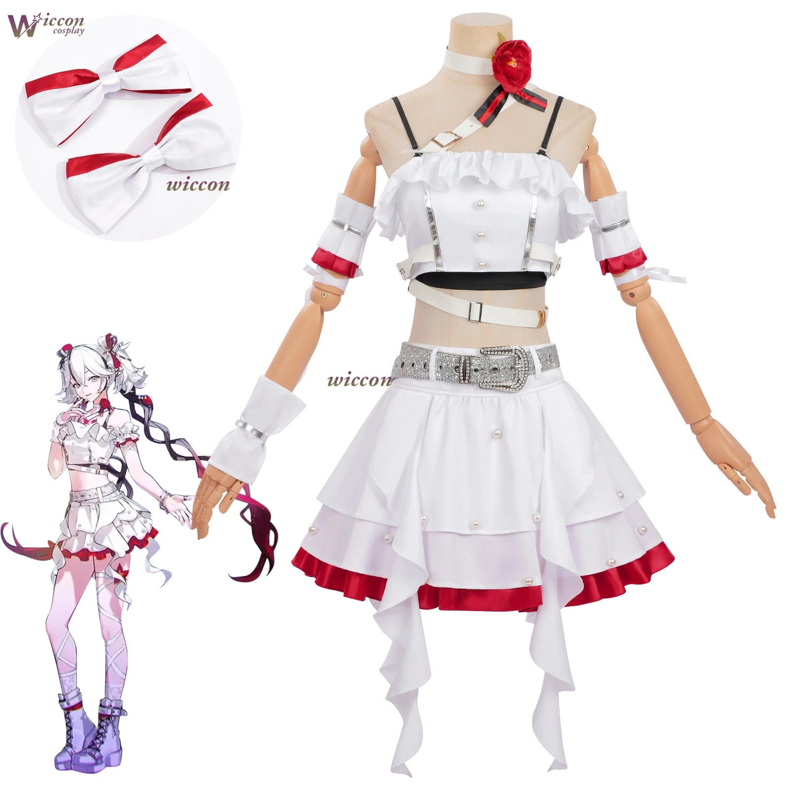 YesOk Wuthering Waves SOLAR5 Denia Birthday Concert Idol Group Luno Lynae Phoebe Cosplay Costume Full Set Halloween Carnival
YesOk Wuthering Waves SOLAR5 Denia Birthday Concert Idol Group Luno Lynae Phoebe Cosplay Costume Full Set Halloween Carnival