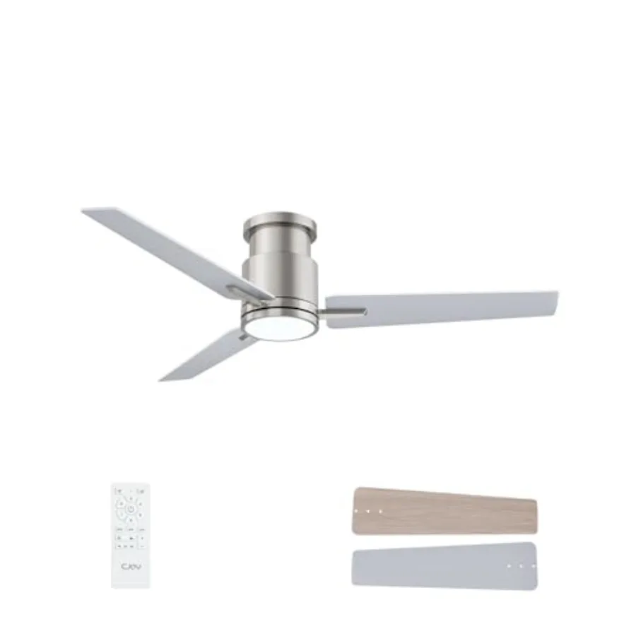 Low Profile Ceilg Fan with Light and Remote, Ceiling Fans, 6 Speed Reversible DC Motor, 3CCT Dimmable LED- Flush Mount Design f
Low Profile Ceilg Fan with Light and Remote, Ceiling Fans, 6 Speed Reversible DC Motor, 3CCT Dimmable LED- Flush Mount Design f