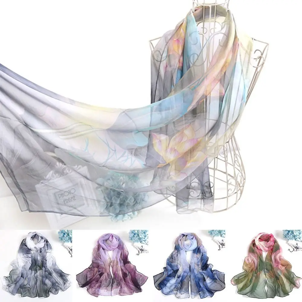 Summer Embroidered Silk Scarf Sun-Resistant Breathable Long Wraps Smooth Silk Bandana for Women
Summer Embroidered Silk Scarf Sun-Resistant Breathable Long Wraps Smooth Silk Bandana for Women