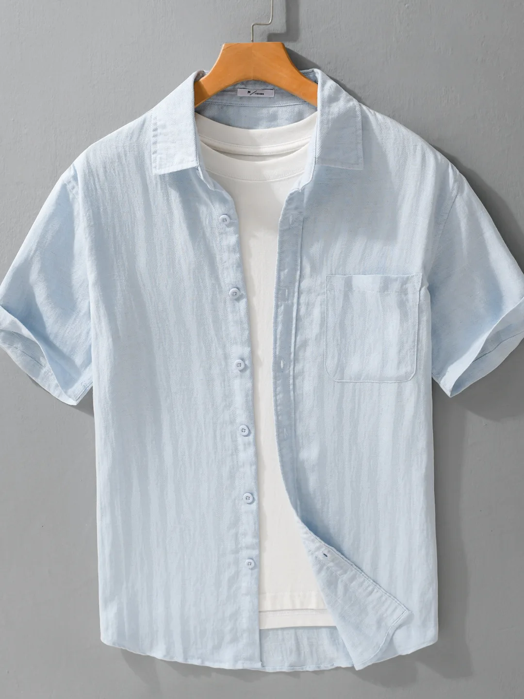 Linen Blend Short Sleeve Casual Shirt Men's Summer Breathable Texture Lightweight Sun Protection Loose Fit Button up Shirt
Linen Blend Short Sleeve Casual Shirt Men's Summer Breathable Texture Lightweight Sun Protection Loose Fit Button up Shirt