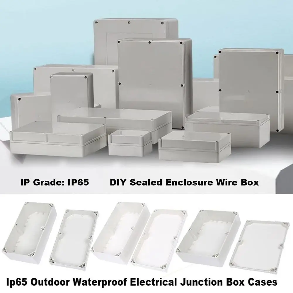 High Quality Ip65 Outdoor Project Box Plastic ABS Waterproof Cable Custom Cases 10 Styles Electrical Junction Box
High Quality Ip65 Outdoor Project Box Plastic ABS Waterproof Cable Custom Cases 10 Styles Electrical Junction Box