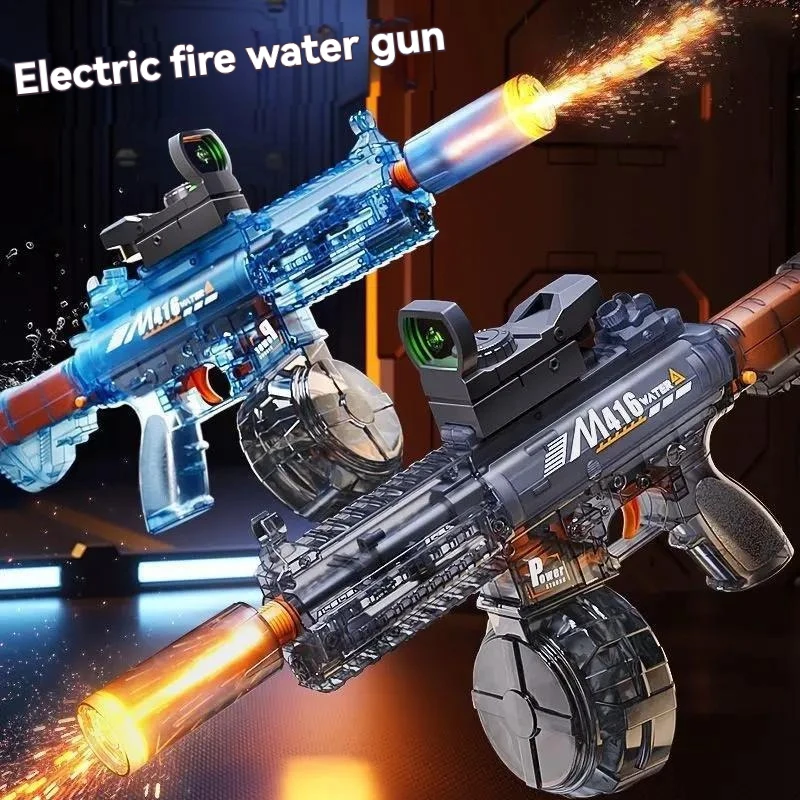 2026 Explosion Flash M416 Children's Electric Water Gun Toy Electric Continuous Launch Linkage Return Chamber Outdoor Water Spra
2026 Explosion Flash M416 Children's Electric Water Gun Toy Electric Continuous Launch Linkage Return Chamber Outdoor Water Spra