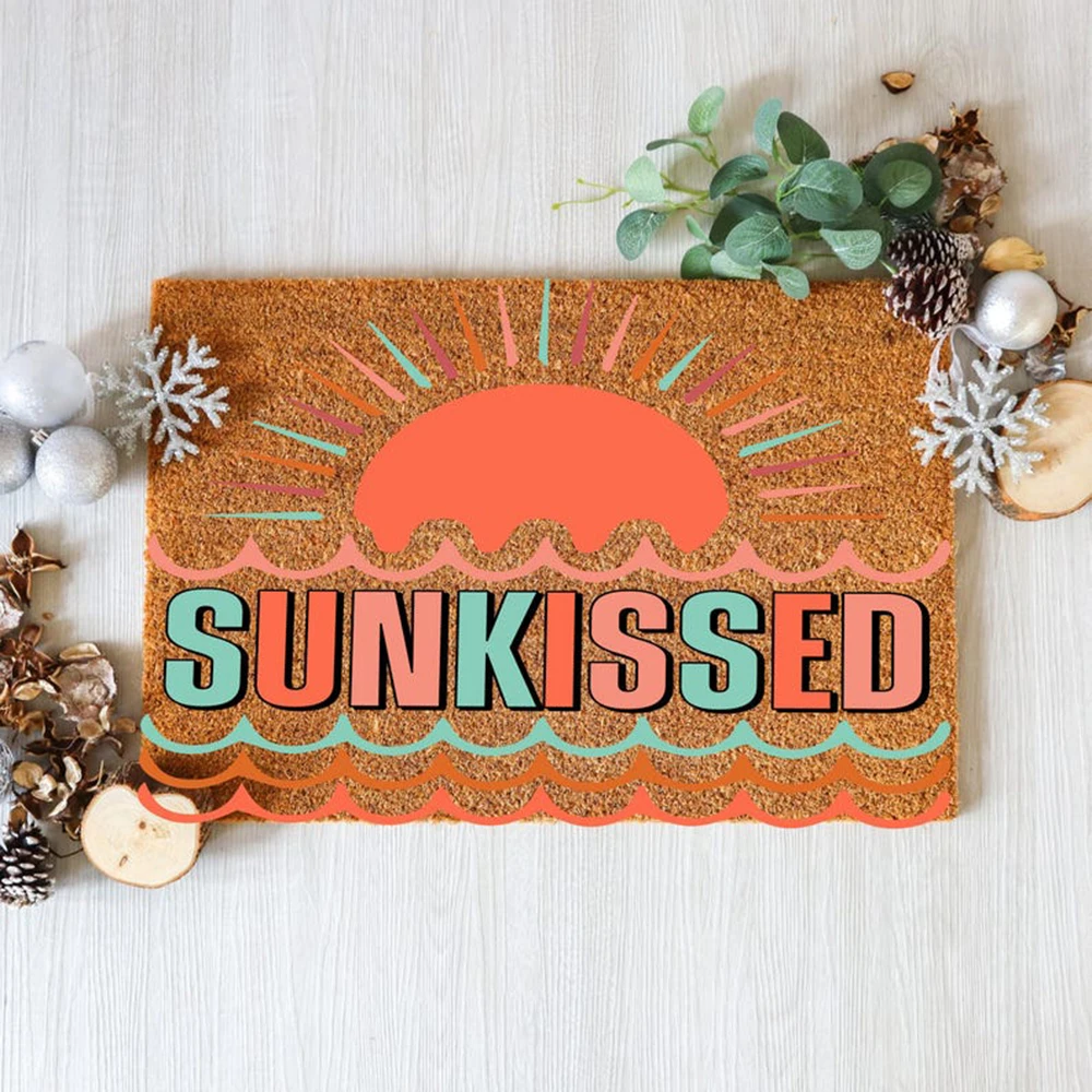 Sunkissed Doormat Retro Sun Welcome Carpet Beach House Decor Mat Groovy Sun Inspired Colorful Vibrant Entryway Floor Coconut Rug
Sunkissed Doormat Retro Sun Welcome Carpet Beach House Decor Mat Groovy Sun Inspired Colorful Vibrant Entryway Floor Coconut Rug