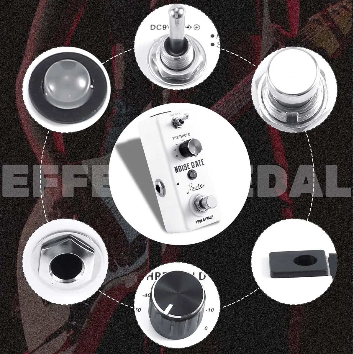 A61P Rowin Guitar Noise Killer Noise Gate Suppressor Effect Pedal
A61P Rowin Guitar Noise Killer Noise Gate Suppressor Effect Pedal