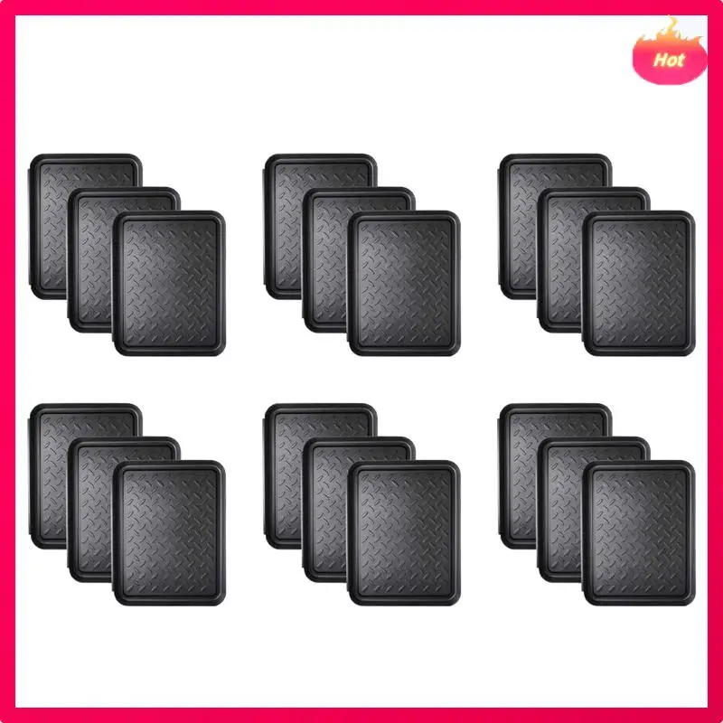 ABYP 18PCS Boot Tray Heavy Duty Shoe Mat Trays,Storage Tray,Dog Bowl Or Cat Bowl Mats Trap Mud To Protect Floor 13.7X10.8Inch
ABYP 18PCS Boot Tray Heavy Duty Shoe Mat Trays,Storage Tray,Dog Bowl Or Cat Bowl Mats Trap Mud To Protect Floor 13.7X10.8Inch