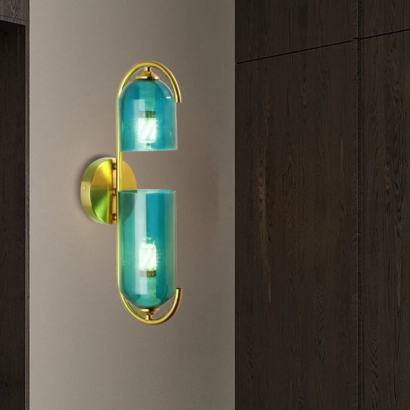 Modern Design Glass Living Room Led Wall Lamps Nordic Simple Suitable for Bedroom Bedside Study Decor Lighting Fixtures
Modern Design Glass Living Room Led Wall Lamps Nordic Simple Suitable for Bedroom Bedside Study Decor Lighting Fixtures