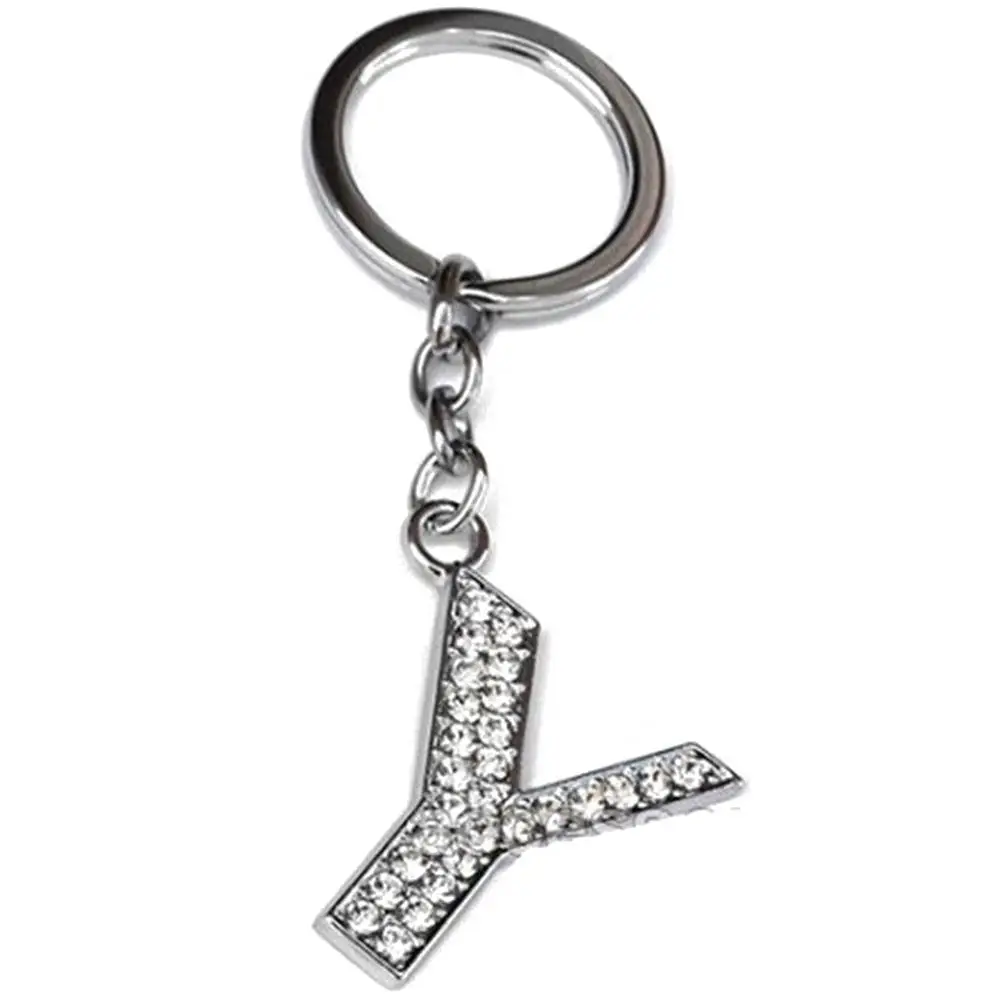 Metal Keychain Ring Simple Stylish Alphabet Rhinestone Key Chain Handbag Charm Bag Accessory Letter Keychain Gift Idea
Metal Keychain Ring Simple Stylish Alphabet Rhinestone Key Chain Handbag Charm Bag Accessory Letter Keychain Gift Idea
