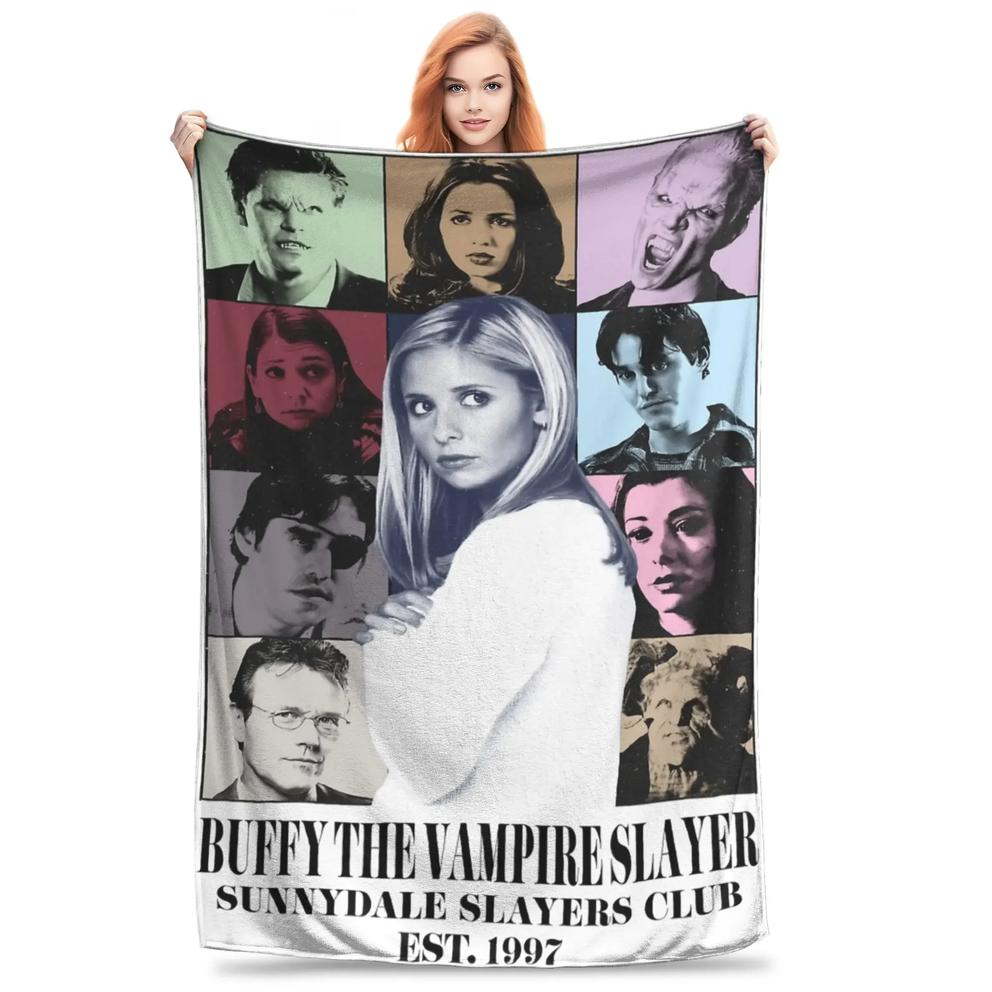 Buffy the Vampire Slayer Blanket Warm Cozy Fluffy Throw for Couch x Inch Multisize Plush Quilt
Buffy the Vampire Slayer Blanket Warm Cozy Fluffy Throw for Couch x Inch Multisize Plush Quilt