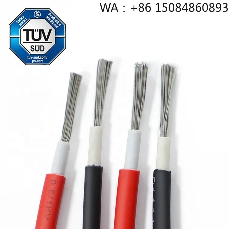 1500V Flexible Single & Twin Core Solar Cable, 2.5MM/4MM/6MM PV Wire, high voltage resistant cable for industrial solar energy p
1500V Flexible Single & Twin Core Solar Cable, 2.5MM/4MM/6MM PV Wire, high voltage resistant cable for industrial solar energy p