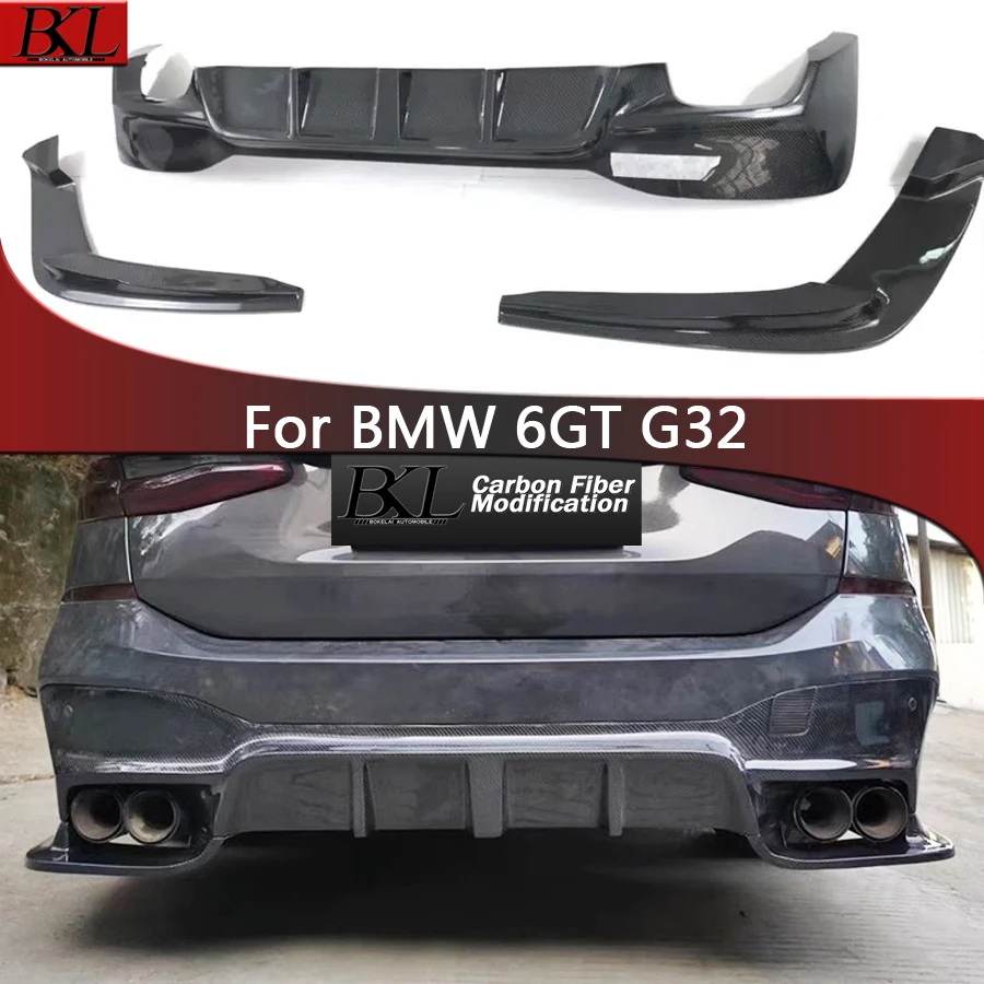 For BMW 6 Series GT G32 630 640 6GT Carbon Fiber Car Rear Bumper Diffuser Rear Splitters Spoiler Back lip Upgrade body kit
For BMW 6 Series GT G32 630 640 6GT Carbon Fiber Car Rear Bumper Diffuser Rear Splitters Spoiler Back lip Upgrade body kit