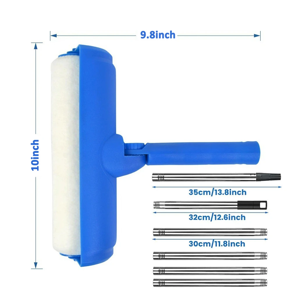 Потолочный валик для покраски, против брызг, валик для ремонта домашнего потолка, регулируемая ручка, малярный валик, не капельная валиковая щетка для потолка
Потолочный валик для покраски, против брызг, валик для ремонта домашнего потолка, регулируемая ручка, малярный валик, не капельная валиковая щетка для потолка