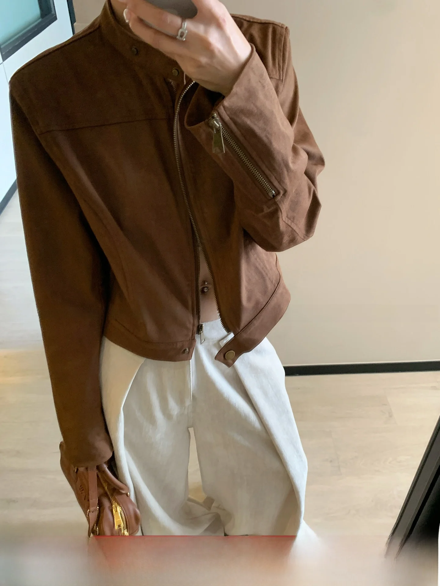 Parisian Vintage ort Jaet Zipper Design Women's Slim Fit Stand Collar Quilted Unique Autumn Outerwear by GV Brother
Parisian Vintage ort Jaet Zipper Design Women's Slim Fit Stand Collar Quilted Unique Autumn Outerwear by GV Brother