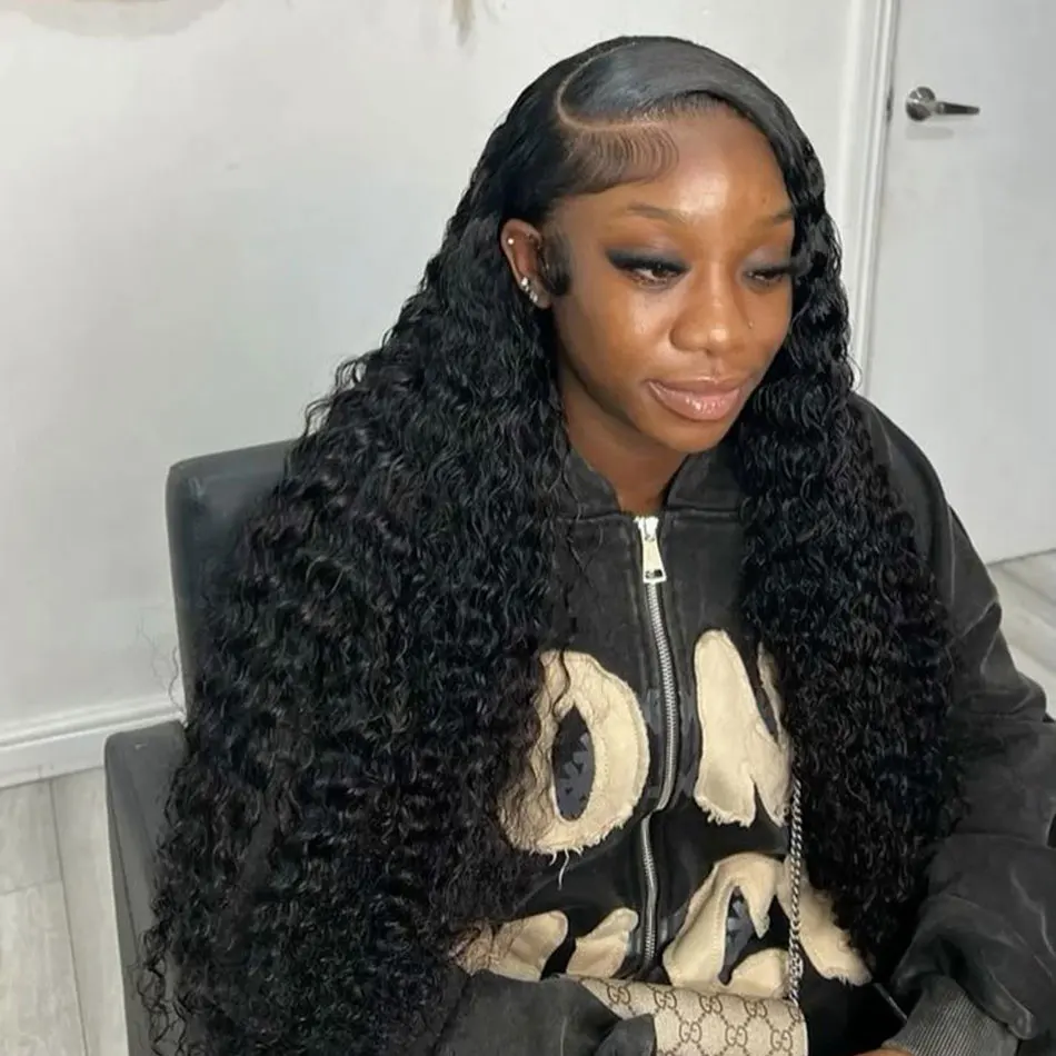 Water Wave Human Hair Wig 13x6 Hd Lace Frontal Wig 200% Density Brazilian Hair Natural Black Deep Wave Curly Lace Front Wigs
Water Wave Human Hair Wig 13x6 Hd Lace Frontal Wig 200% Density Brazilian Hair Natural Black Deep Wave Curly Lace Front Wigs