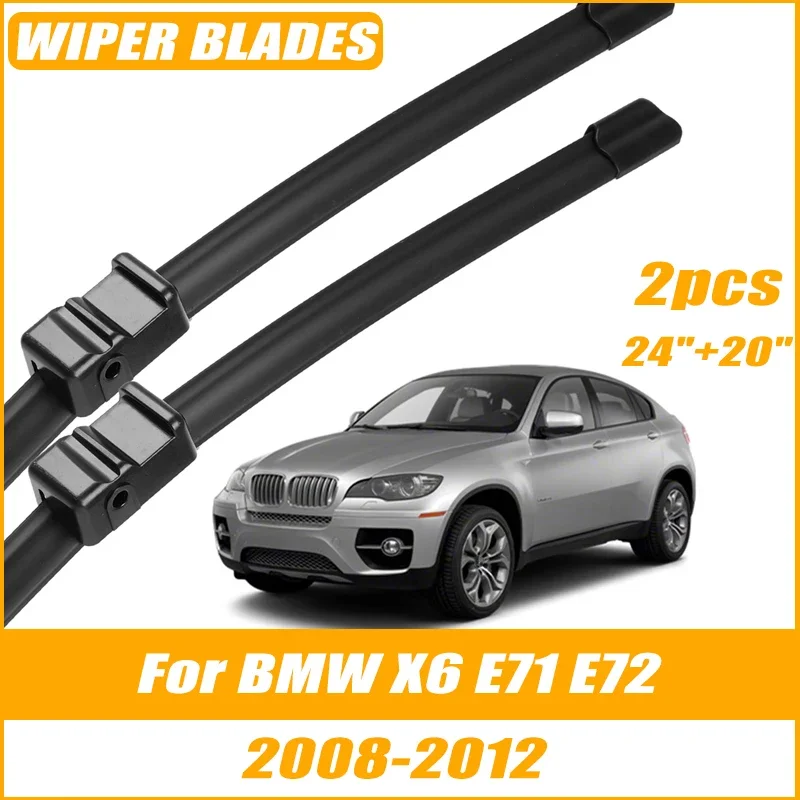 2pcs Wiper Front Wiper Blades For BMW X6 E71 E72 2008-2012 Windshield Windscreen Clean Window Car Rain Brushes 24"+20"
2pcs Wiper Front Wiper Blades For BMW X6 E71 E72 2008-2012 Windshield Windscreen Clean Window Car Rain Brushes 24"+20"