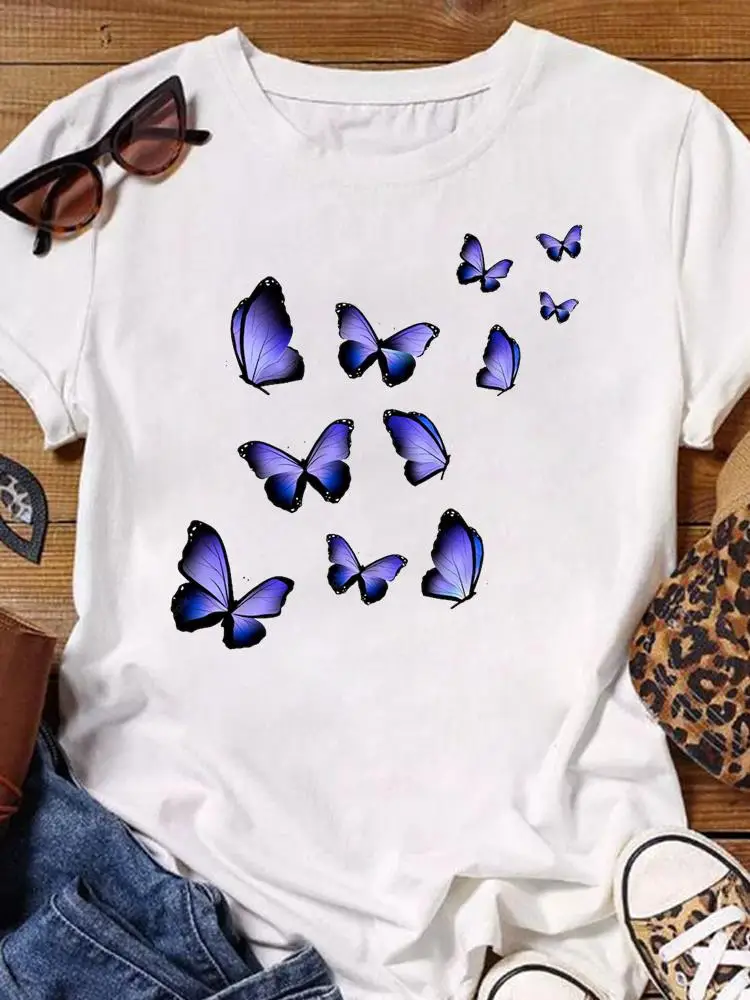 Butterfly Sweet 90s Cute Fashion Casual Graphic T Shirt Clothing Female Summer Short Sleeve Tee Top Women Print T-shirt
Butterfly Sweet 90s Cute Fashion Casual Graphic T Shirt Clothing Female Summer Short Sleeve Tee Top Women Print T-shirt