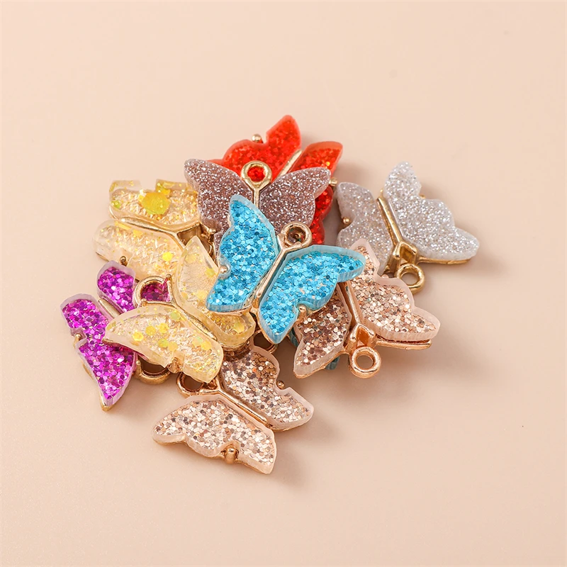 20pcs 16x14mm Cute Colorful Animal Butterfly Charms Pendants for Jewelry Making Earrings Necklaces Bracelets DIY Crafts Supplies
20pcs 16x14mm Cute Colorful Animal Butterfly Charms Pendants for Jewelry Making Earrings Necklaces Bracelets DIY Crafts Supplies