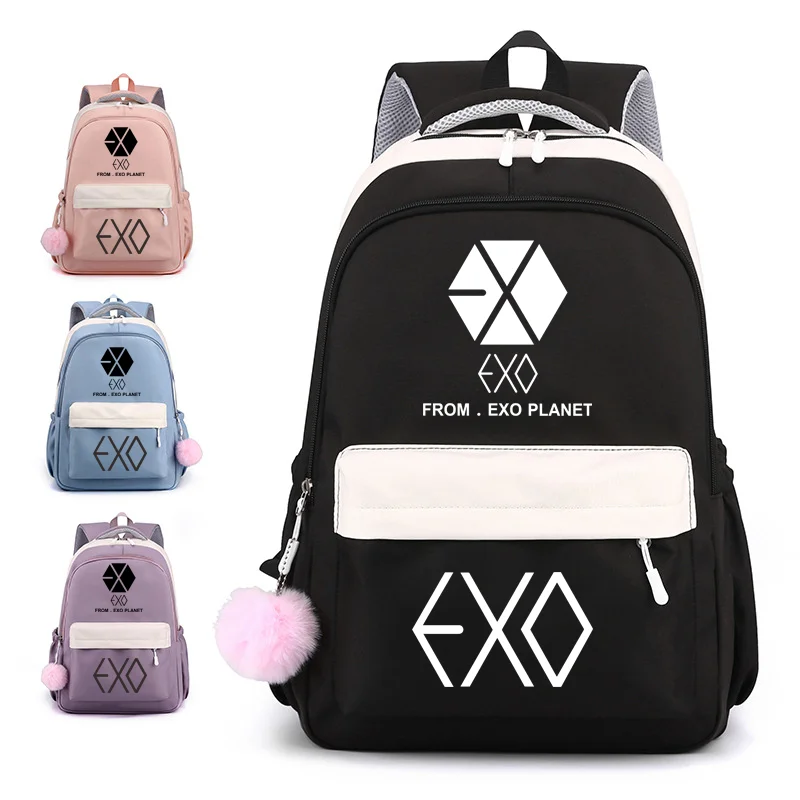 Fashion Korean K-POP pattern printing backpack women men large capacity zipper backpack laptop bag backpacks
Fashion Korean K-POP pattern printing backpack women men large capacity zipper backpack laptop bag backpacks