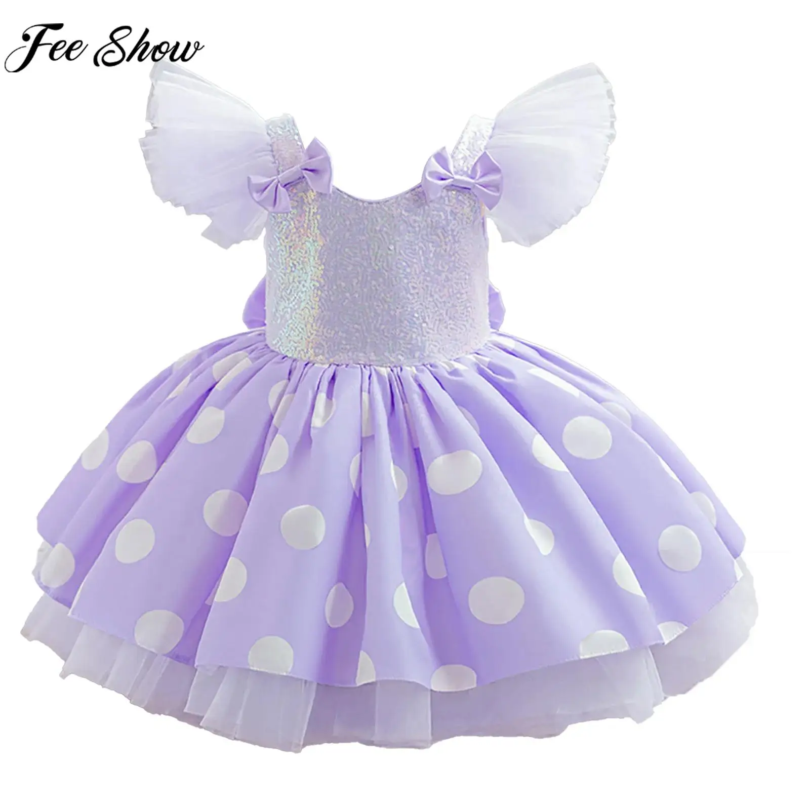 Милое платье-пачка для маленьких девочек, тюлевое бальное платье принцессы с рукавами-крылышками и блестками в горошек и бантом для свадьбы, дня рождения, вечеринки
Милое платье-пачка для маленьких девочек, тюлевое бальное платье принцессы с рукавами-крылышками и блестками в горошек и бантом для свадьбы, дня рождения, вечеринки