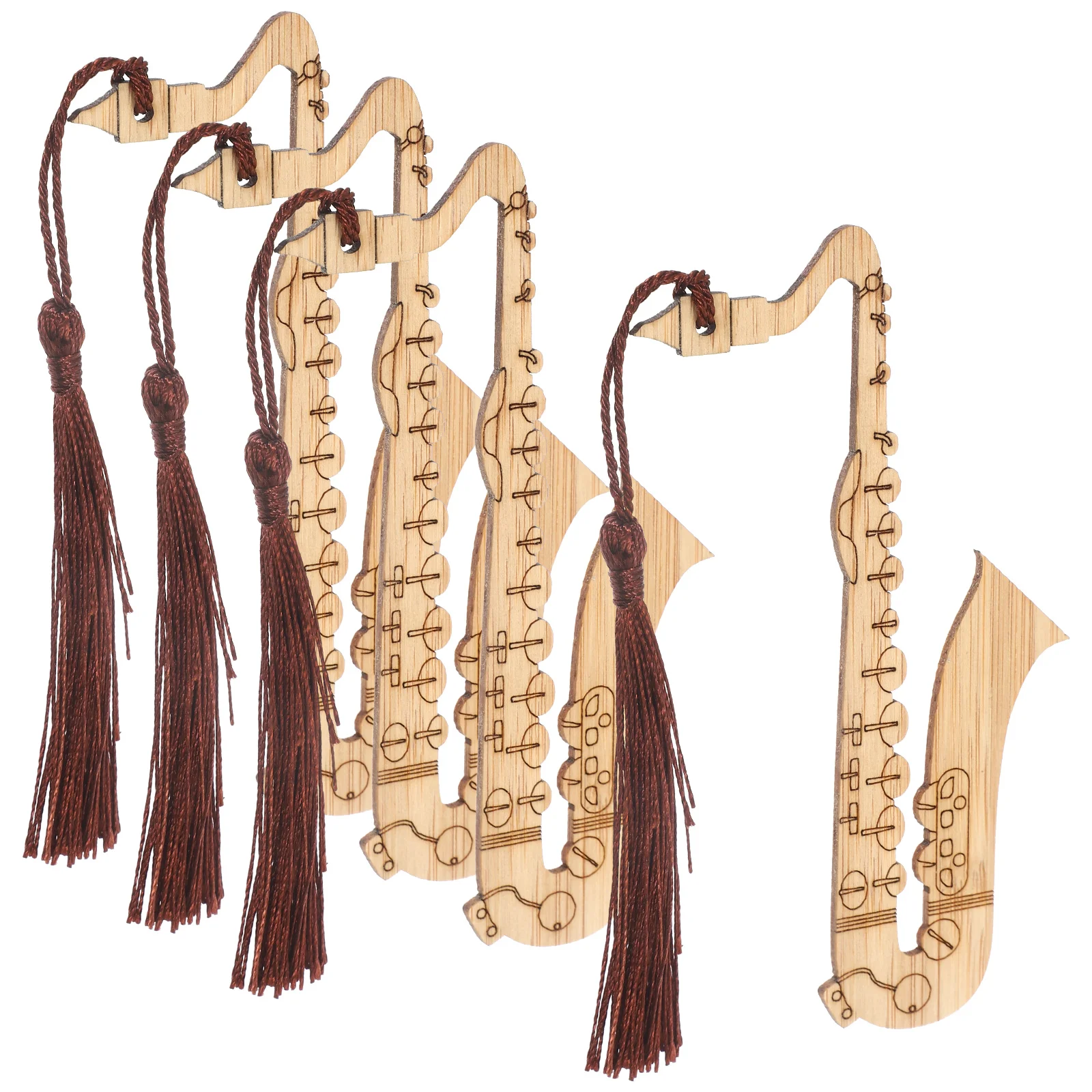 4 Pcs Saxophone Shape Bamboo Bookmarks Delicate Musical Markers for Adults Women Campus Decorative Reading Gifts
4 Pcs Saxophone Shape Bamboo Bookmarks Delicate Musical Markers for Adults Women Campus Decorative Reading Gifts