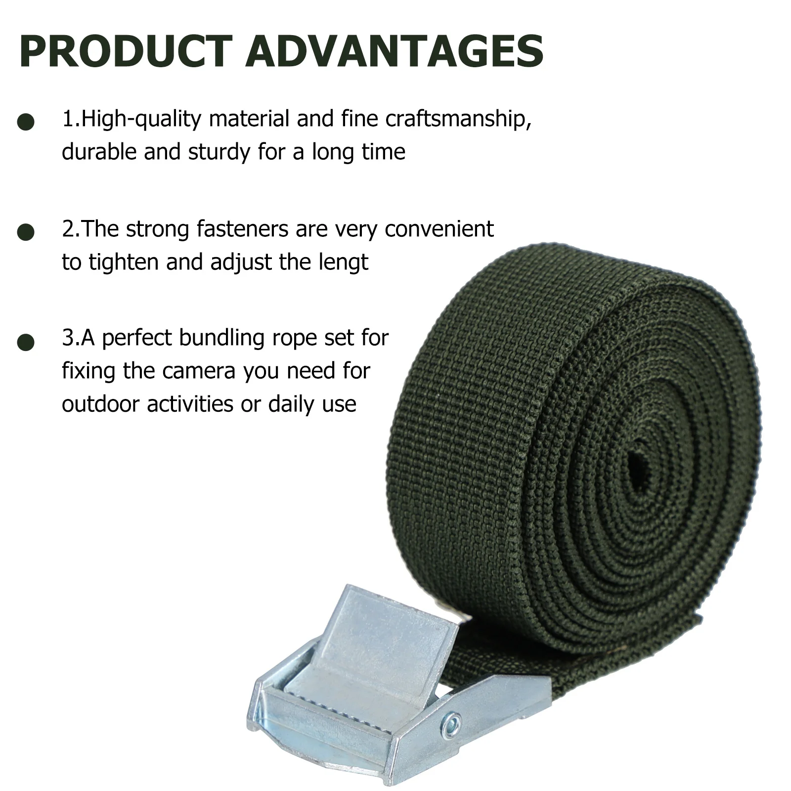 2pcs Camera Bundling Belt Outdoor Fixing Strap For Hunting Camping Photography Storage Field Camera Adjustable Strong Fastener
2pcs Camera Bundling Belt Outdoor Fixing Strap For Hunting Camping Photography Storage Field Camera Adjustable Strong Fastener