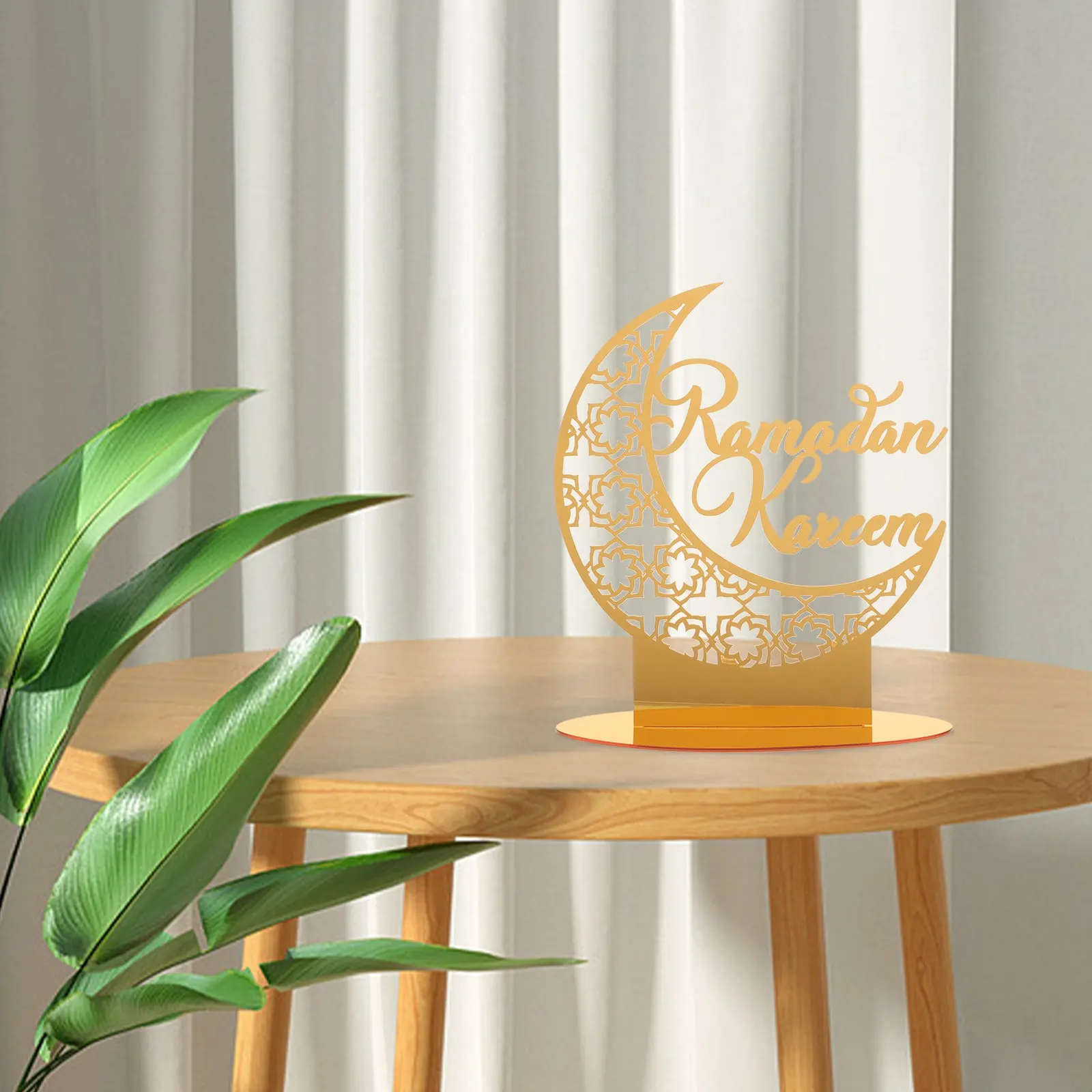 Акриловое украшение «Ид Мубарак» с дизайном в виде луны, декор для стола на Рамадан, для гостиной, спальни, праздничного оформления, подарок, акриловые украшения
Акриловое украшение «Ид Мубарак» с дизайном в виде луны, декор для стола на Рамадан, для гостиной, спальни, праздничного оформления, подарок, акриловые украшения