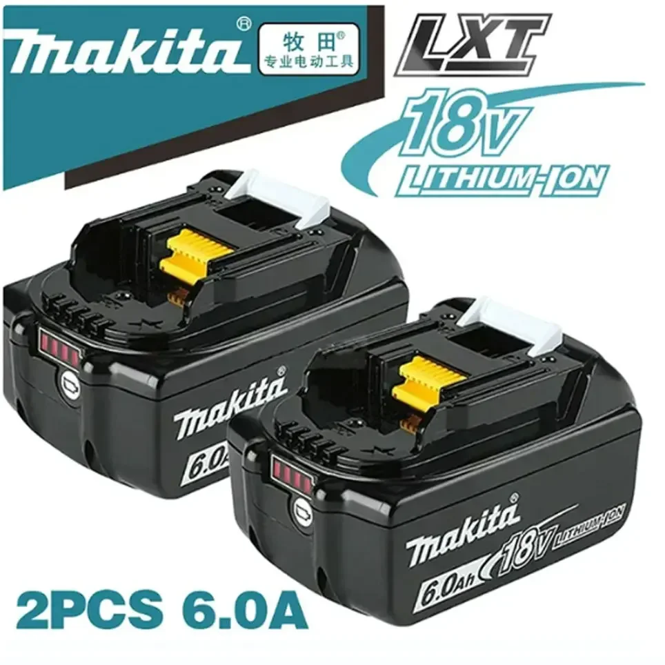 Original Makita 18V 6.0Ah 5.0Ah Rechargeable Power Tool Battery LED Lithium Ion Replacement LXT BL1860B BL1860 BL1850
Original Makita 18V 6.0Ah 5.0Ah Rechargeable Power Tool Battery LED Lithium Ion Replacement LXT BL1860B BL1860 BL1850