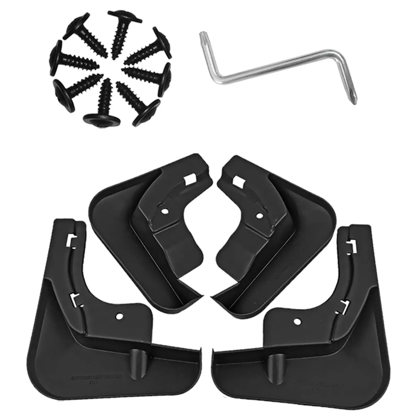 Splash Guards Accessories 4 Pieces Set Front and Rear Mudflaps for Yuan
Splash Guards Accessories 4 Pieces Set Front and Rear Mudflaps for Yuan