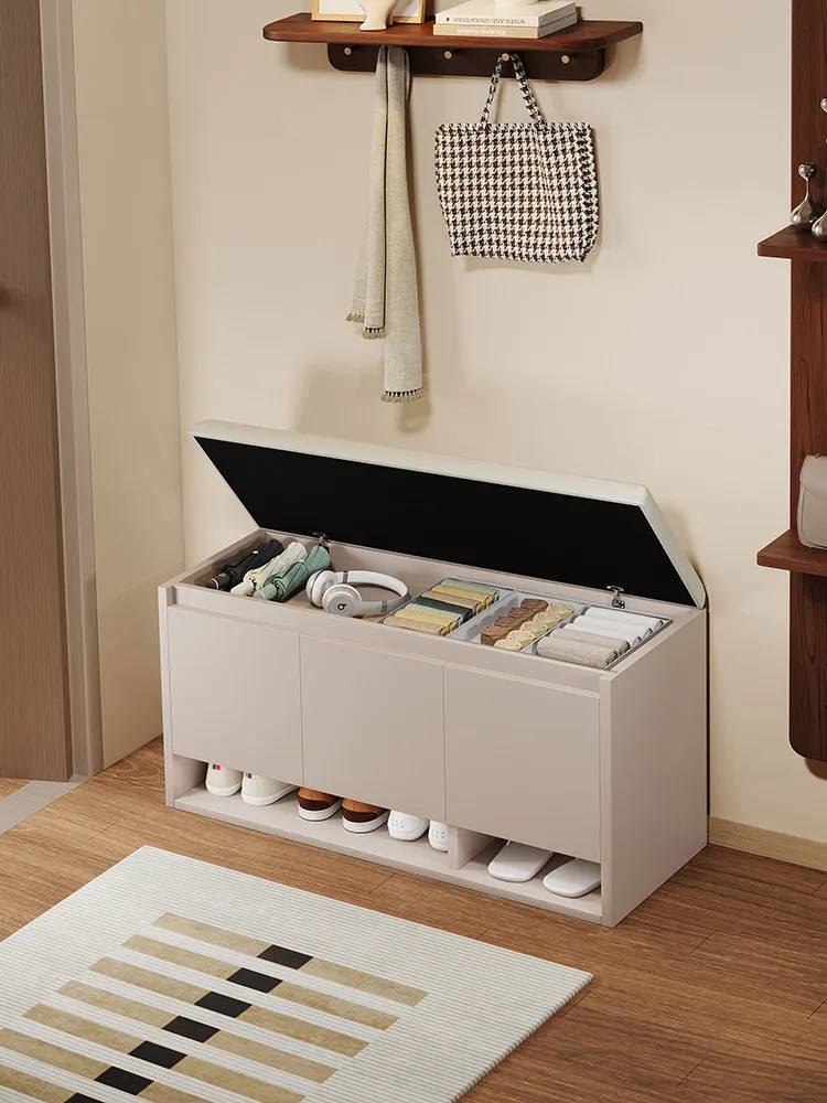 Solid wood shoe change stool can be sat at the entrance of the home, integrated shoe cabinet, small shoe rack, light luxury and
Solid wood shoe change stool can be sat at the entrance of the home, integrated shoe cabinet, small shoe rack, light luxury and