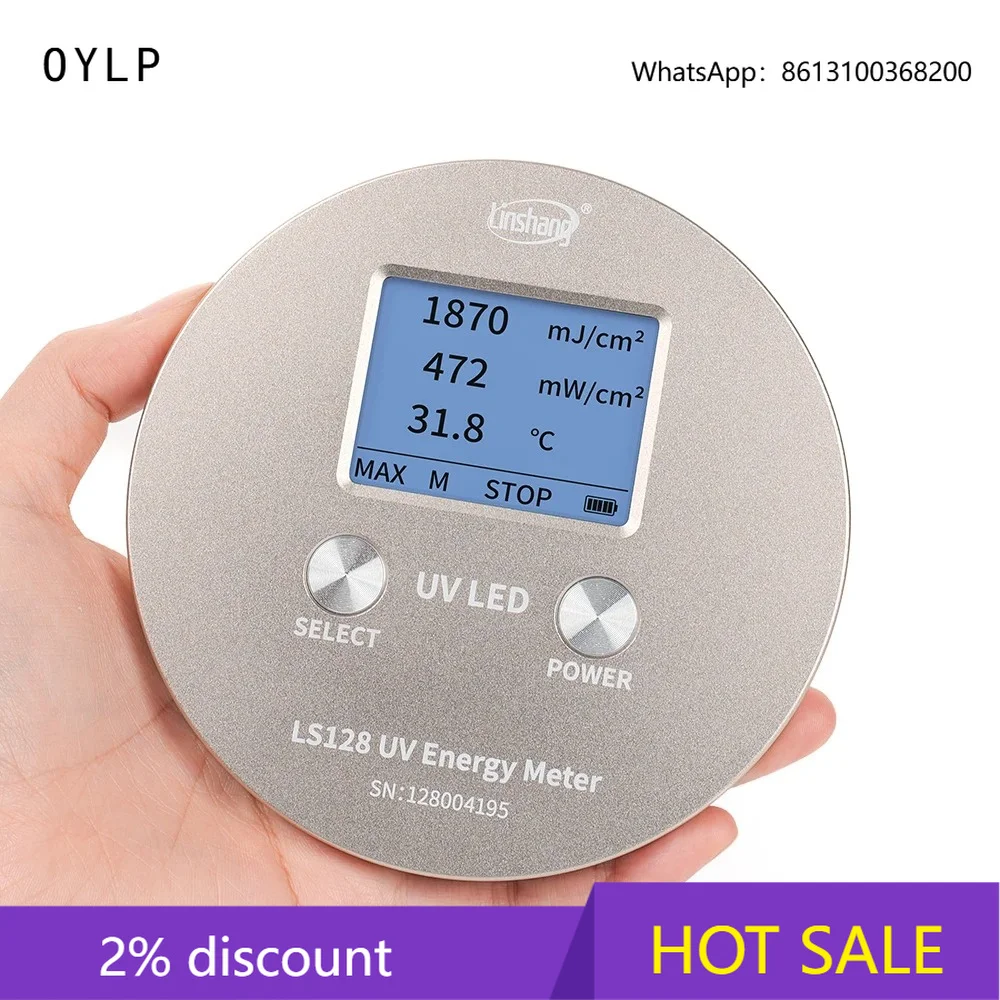 OYLP LS128 340nm to 420nm UVA LED Lamp Uv Integrator Measurement Device Uv Energy Meter for Uv Curing
OYLP LS128 340nm to 420nm UVA LED Lamp Uv Integrator Measurement Device Uv Energy Meter for Uv Curing