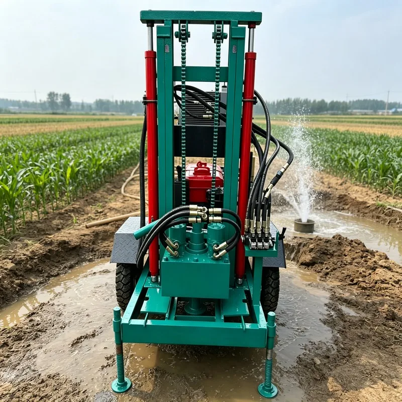 Single Cylinder Diesel Small Well Drilling Plus Drill Rig Swap Bits Flexibly For Shallow Medium Farm Well Construction
Single Cylinder Diesel Small Well Drilling Plus Drill Rig Swap Bits Flexibly For Shallow Medium Farm Well Construction