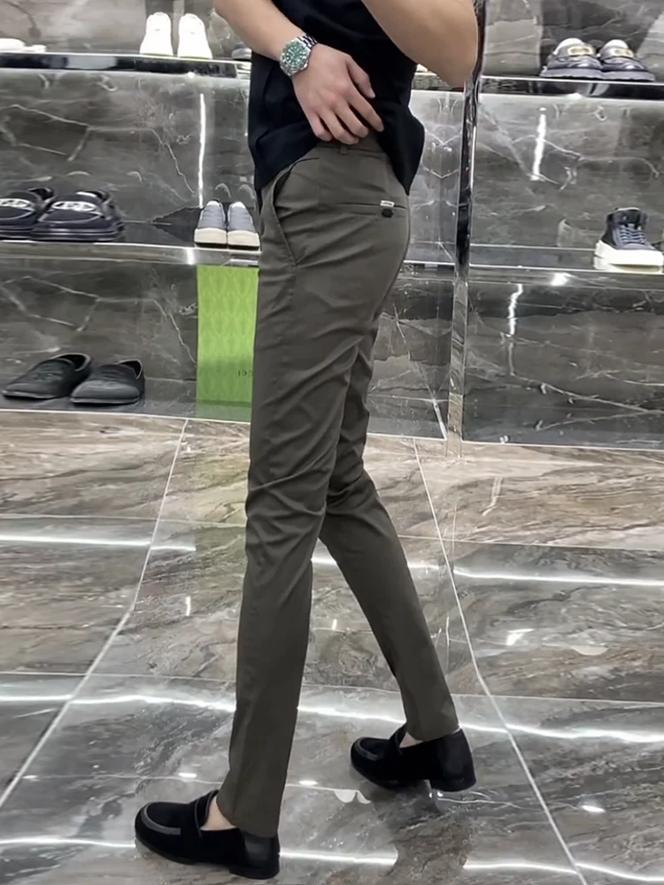 Busin Casual Men's Straight Leg Pants Comfortable Slim Fit Faionable Breathable Mid-Waist Zipper ket Long Pants
Busin Casual Men's Straight Leg Pants Comfortable Slim Fit Faionable Breathable Mid-Waist Zipper ket Long Pants