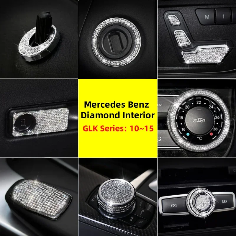 Для Mercedes Benz 10 ~ 15 лет GLK200 GLK260 GLK300 Вентиляционное кольцо кондиционера Центральная ручка управления Алмазное украшение Накладка
Для Mercedes Benz 10 ~ 15 лет GLK200 GLK260 GLK300 Вентиляционное кольцо кондиционера Центральная ручка управления Алмазное украшение Накладка