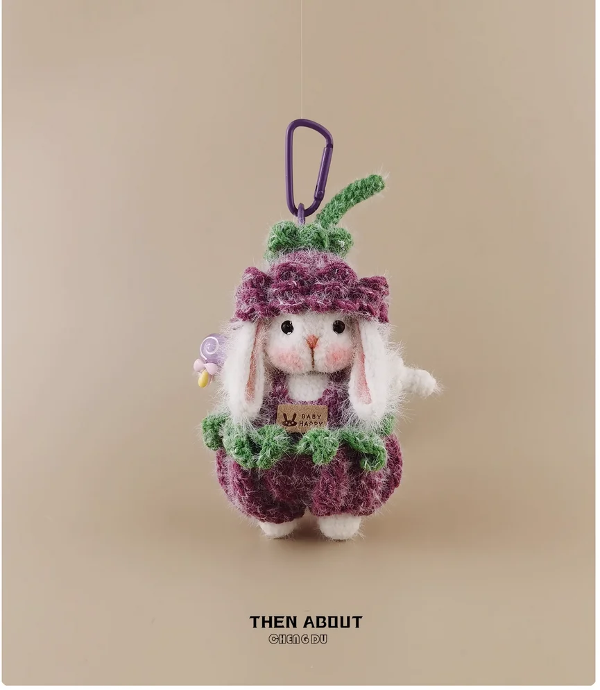 Purple rose flower cute candy rabbit doll bag pendant pendant back schoolbag pendant gift
Purple rose flower cute candy rabbit doll bag pendant pendant back schoolbag pendant gift