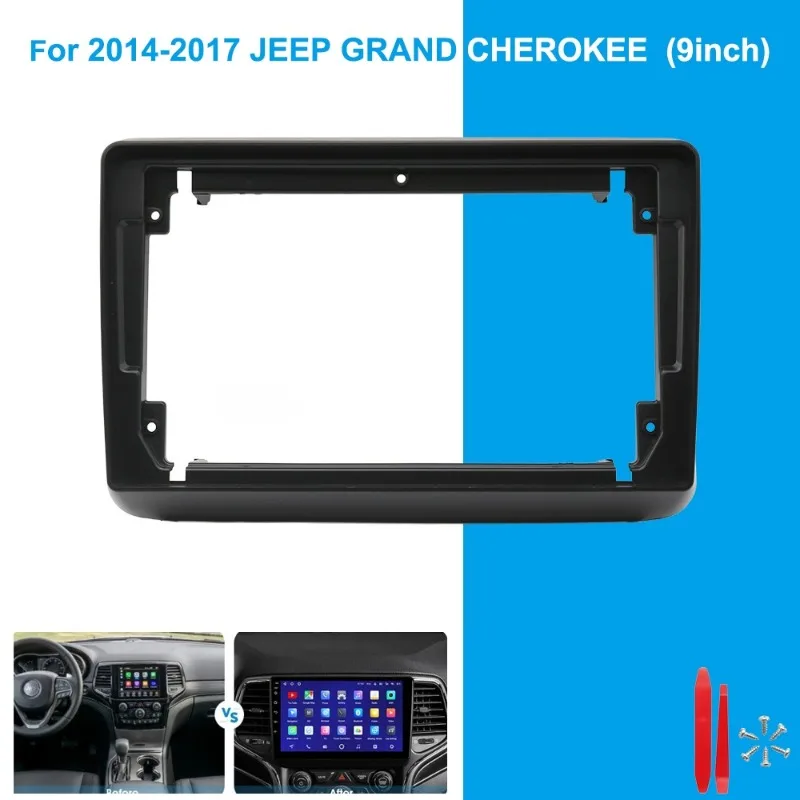 For Jeep Grand Cherokee 2014-2017 9 Inch Car Radio Fascia Frame Dashboard Panel Trim Kit Stereo Installation Adapter
For Jeep Grand Cherokee 2014-2017 9 Inch Car Radio Fascia Frame Dashboard Panel Trim Kit Stereo Installation Adapter