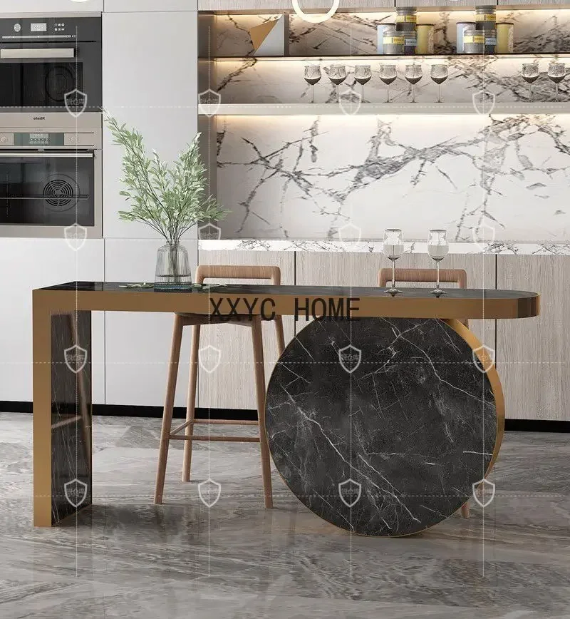 Modern Minimalist Marble Bar Counter, Nordic Italian Style Counter
Modern Minimalist Marble Bar Counter, Nordic Italian Style Counter