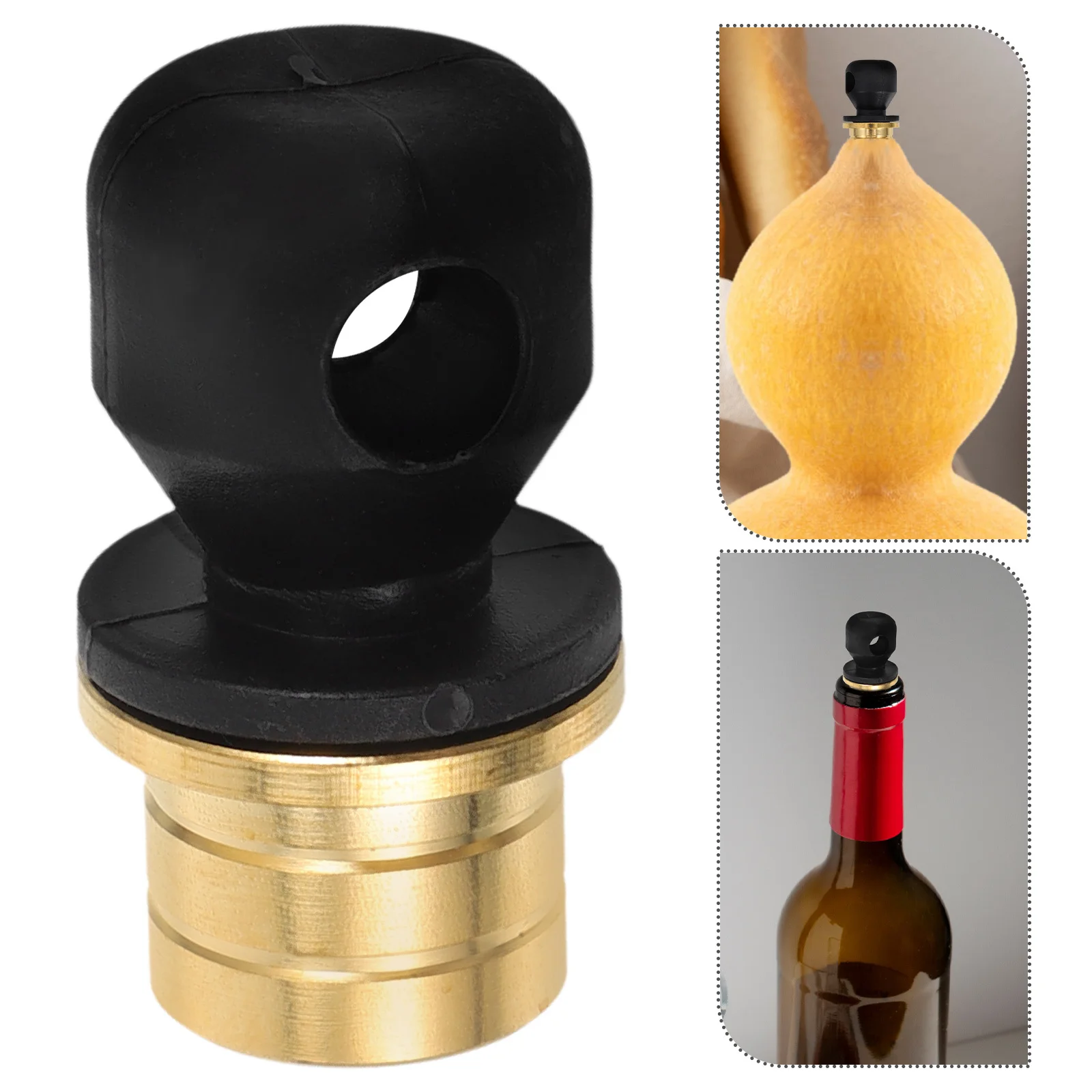 2Pcs Chinese Gourd Wine Stoppers Decorative Bottle Stopper for Wine Beer Reusable Sealers Beverage Freshness Saver Party
2Pcs Chinese Gourd Wine Stoppers Decorative Bottle Stopper for Wine Beer Reusable Sealers Beverage Freshness Saver Party