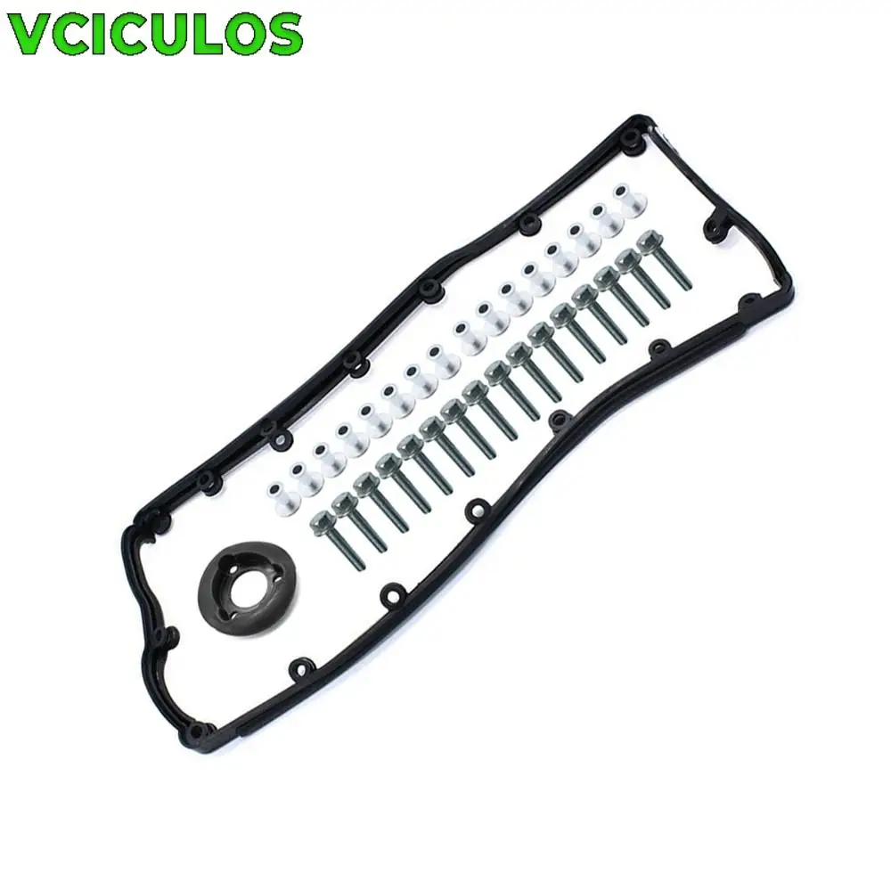 1set Engine Valve Cover Gasket Kit 070103469A 070115315A For Transporter T5 Touareg 2.5 TDI Car Accessories Parts Replacement
1set Engine Valve Cover Gasket Kit 070103469A 070115315A For Transporter T5 Touareg 2.5 TDI Car Accessories Parts Replacement