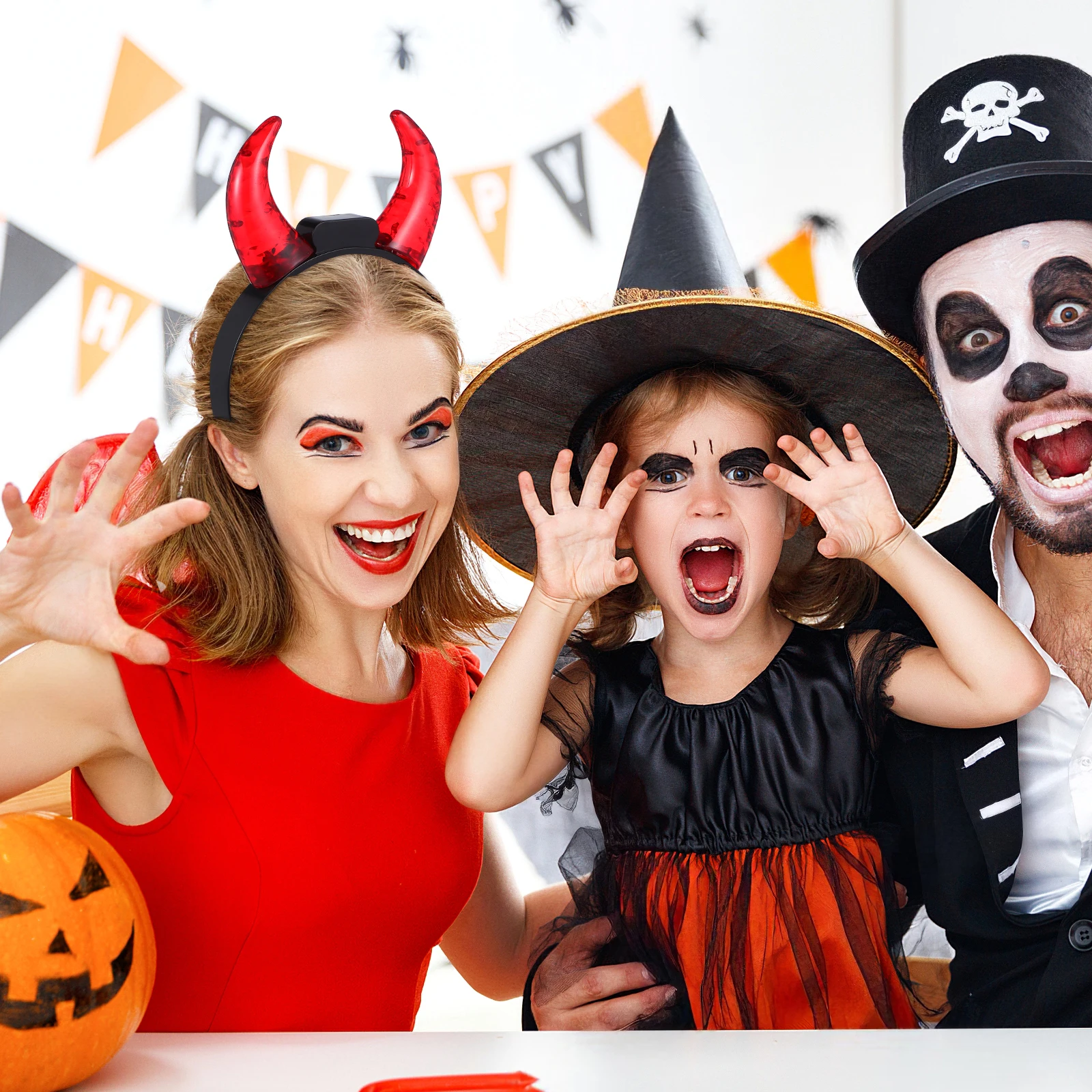 1pc Glowing Red Hairband LED Costume Accessory Halloween Party Prop Costume Party Headband Prop Hairband Styling Tool
1pc Glowing Red Hairband LED Costume Accessory Halloween Party Prop Costume Party Headband Prop Hairband Styling Tool