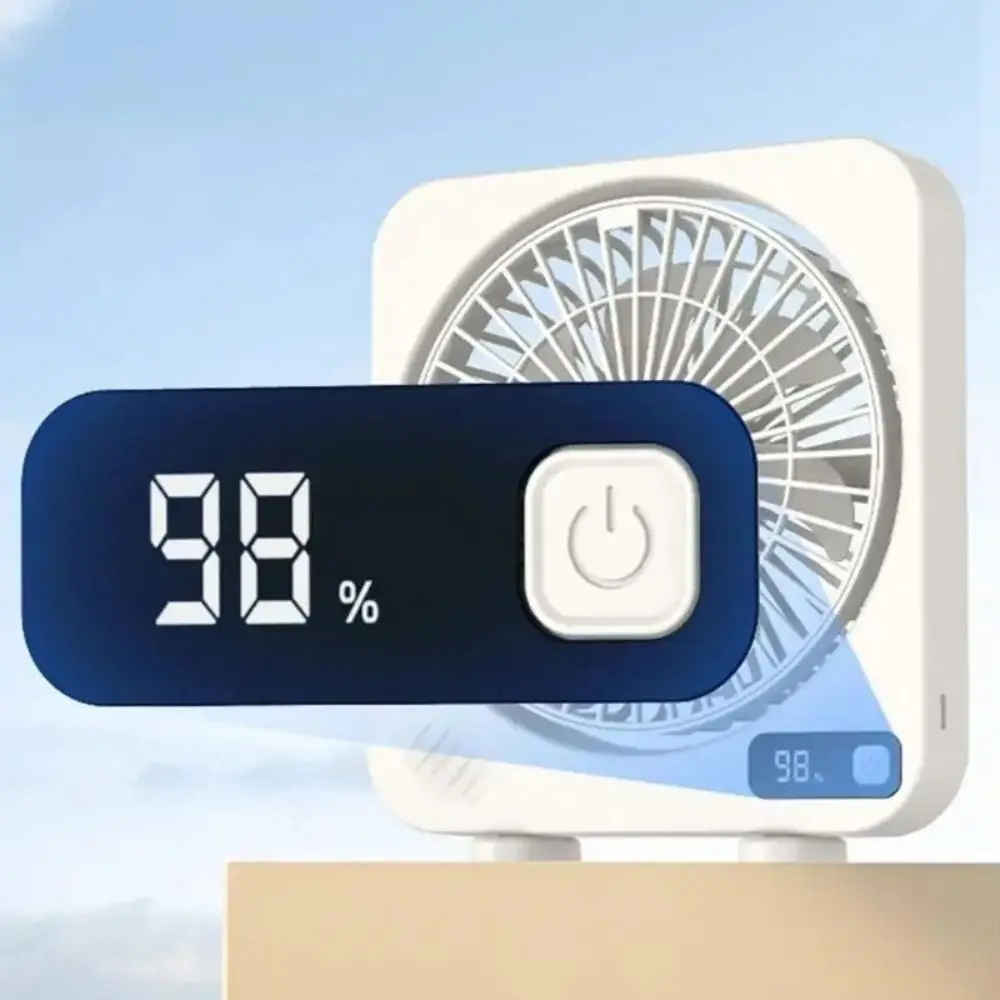 Quiet Operation LED Display Fan Digital Screen Built-in Battery Portable Desktop Fan 1200mAh Capacity 1000mAh Capacity
Quiet Operation LED Display Fan Digital Screen Built-in Battery Portable Desktop Fan 1200mAh Capacity 1000mAh Capacity