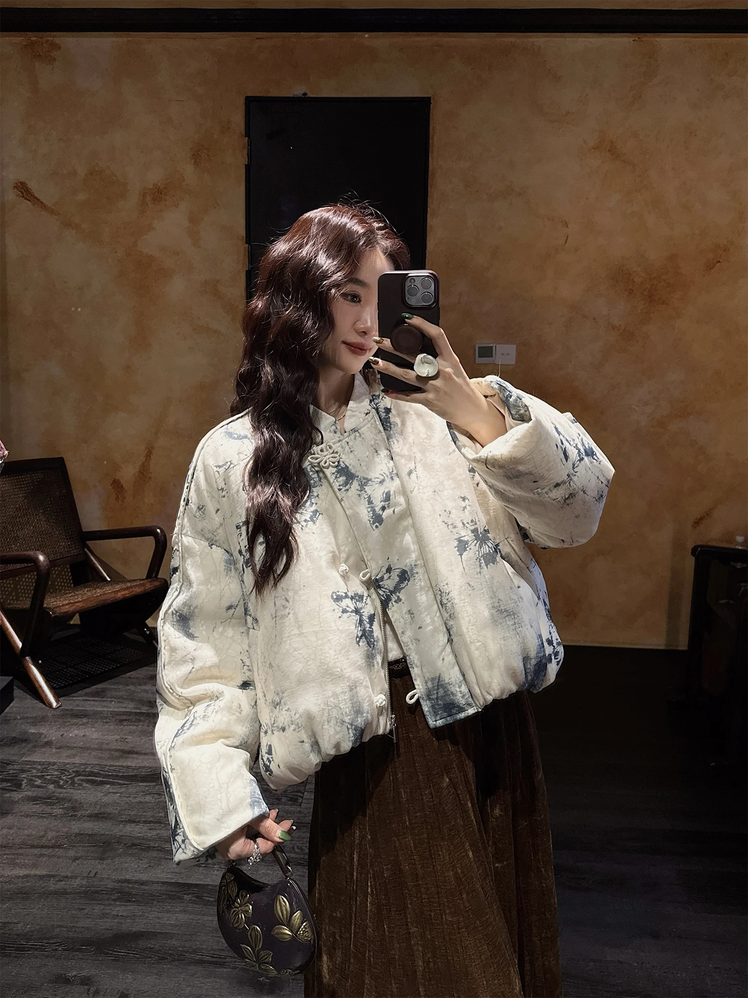 Sanji Bla Flower ort Sle Gold Weave Lace down Jaet Women's Winter Coat 90% White Du down Commuter Sle Korean Version
Sanji Bla Flower ort Sle Gold Weave Lace down Jaet Women's Winter Coat 90% White Du down Commuter Sle Korean Version